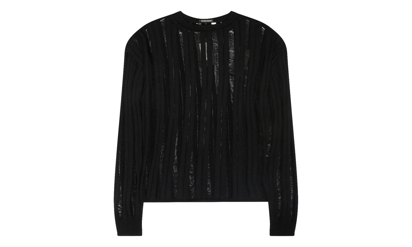 Daniel Ladder Stitch Oversize Sweater "Black" ADR MTPS 0003