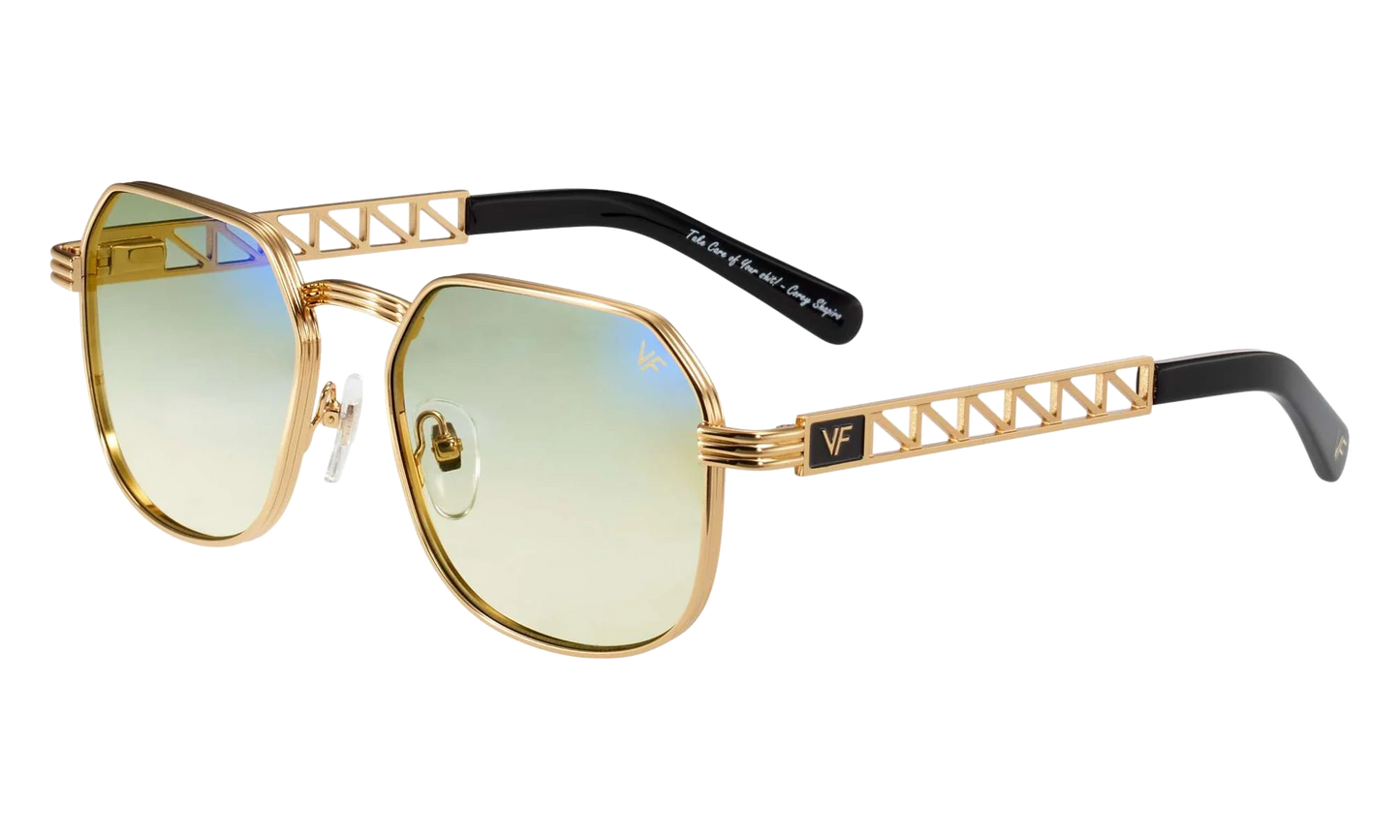 CEO Jacques Cartier Edition 24KT "Yellow Gold / Powder Green Flash Blue" JCCE2 0004 11A6