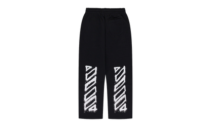 Spray Can Diagonal Sweatpants "Black" OFW MBTM 0091