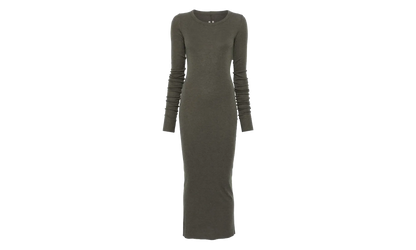 Abito Rib Long-Sleeve Dress WMNS "Bosco" RP02E4546 RJR 25