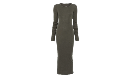 Abito Rib Long-Sleeve Dress WMNS "Bosco" RP02E4546 RJR 25