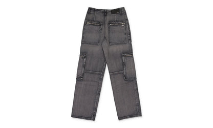 Loose Straight Cargo Pants Wmns "Black" PF22WDF019_BLACK