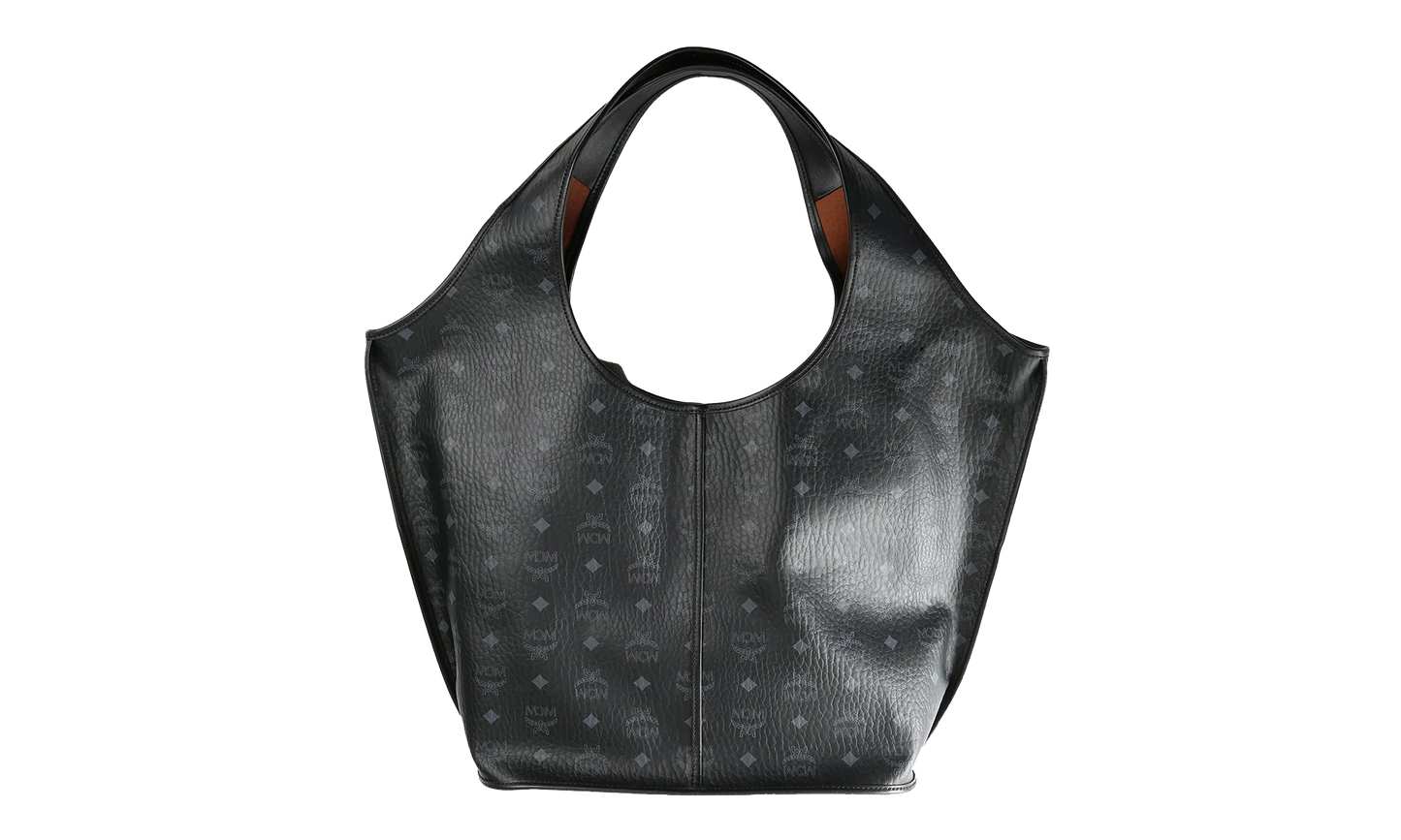 Extra Large Leni Shopper in Visetos "Black" MWPEATA02BK001