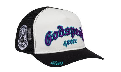 Forever Trucker Hat "White / Black / Purple" GS050