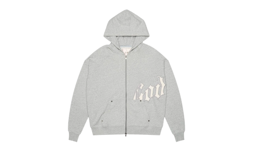 OG Logo Hoodie V2 "Grey / Silver Satin" KNKR1FEH