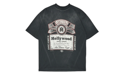 Hollywood Arts & Crafts Studded Logo Short Sleeve T-Shirt "Black" AMJYTE1159 001