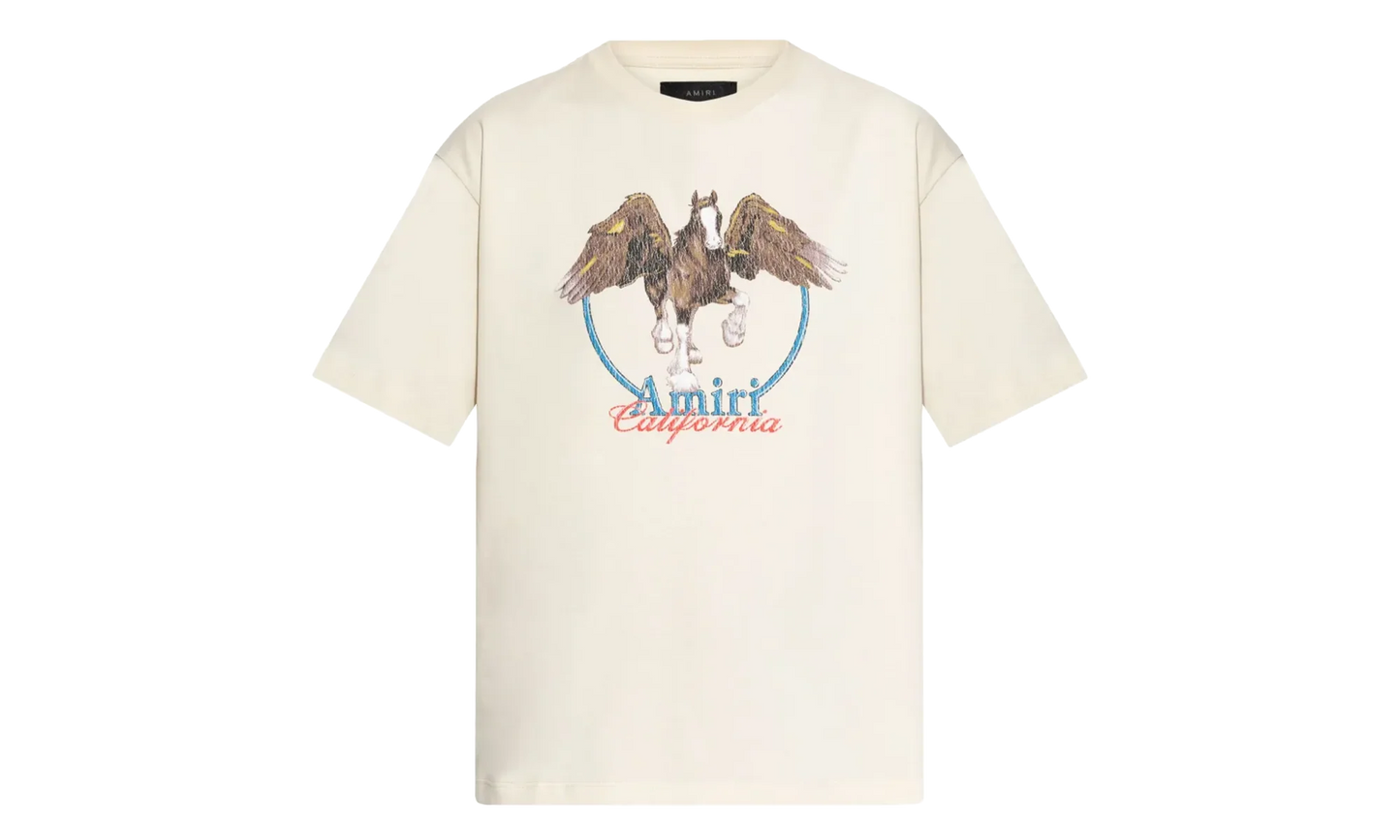 Pegasus Logo Short Sleeve T-Shirt "Alabaster" AWJYTE1044 271