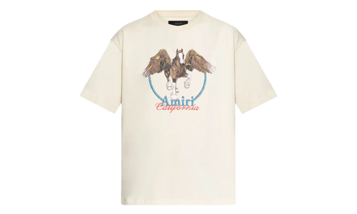 Pegasus Logo Short Sleeve T-Shirt "Alabaster" AWJYTE1044 271