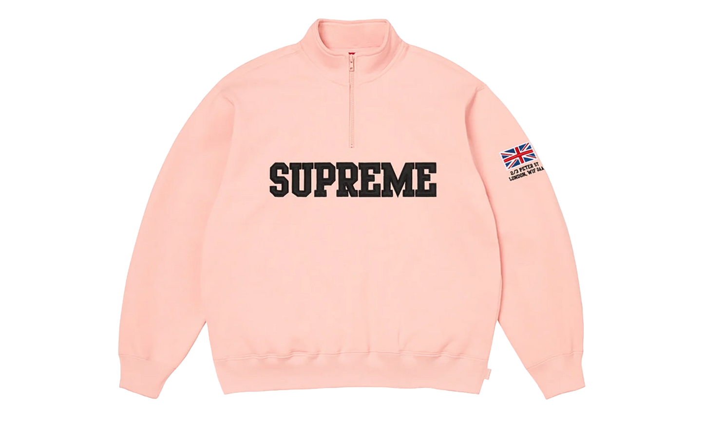 Shop Flag Half Zip Pullover "SS26 - light pink - London" SU27016