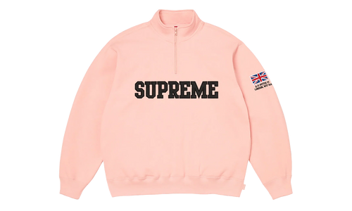 Shop Flag Half Zip Pullover "SS26 - light pink - London" SU27016