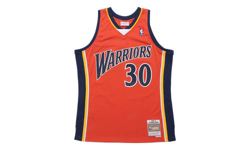 NBA Stephen Curry Swingman Alternate Jersey "2009-10 Golden State Warriors - Dark Orange" SMJYAC18086 GSWDKOR09SCU