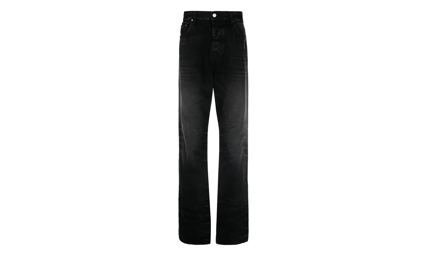 Stack Straight Jeans "Faded Black" AW23MDF001 518