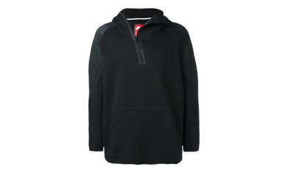Tech Fleece Long Funnel Zip Hoodie "Black" 805655 010