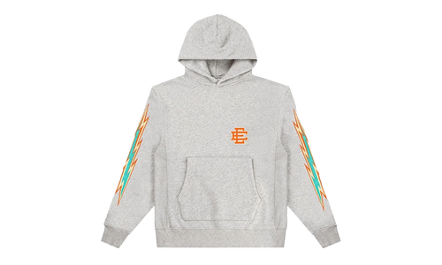 EE BASIC HOODIE "SS24 - Grey/Orange Bolt" EE501