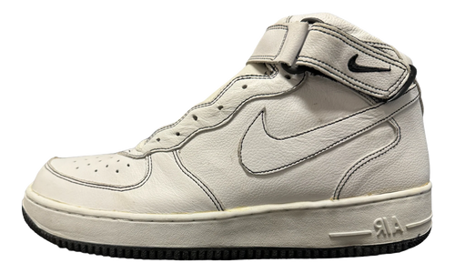 Air Force 1 Mid "White / White Black" 304096 115