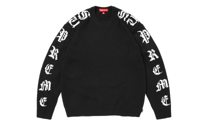 Old English Sleeves Sweater "SS26 - Black" SU27150
