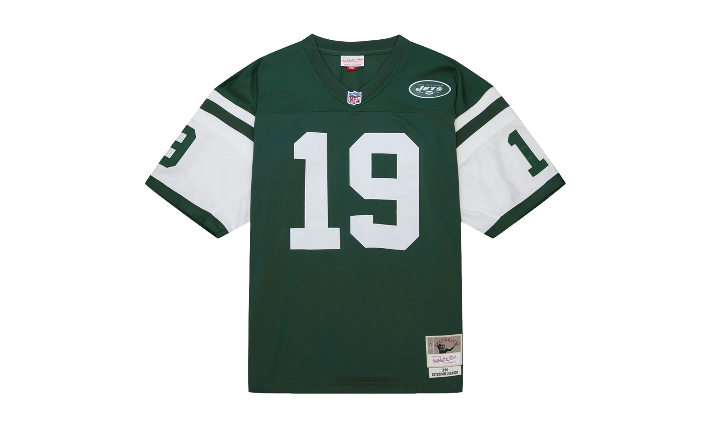 NFL Keyshawn Johnson Dark Jersey "1998 New York Jets - Hunter Green" LGJY6208 NYJ98KJHHNGN