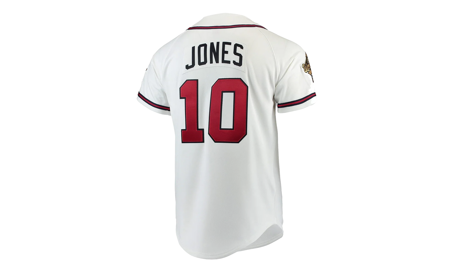 MLB Chipper Jones Home Jersey "1995 Atlanta Braves - White" AJY1GS18401 ABRWHIT95CJO