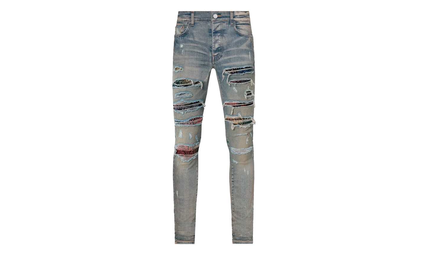 Rainbow Paisley Thrasher Jeans "Clay Indigo" PF22MDS017 408