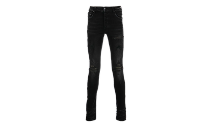 MX1 Camo Leather Patch Jeans "Aged Black" PF22MDS028 023