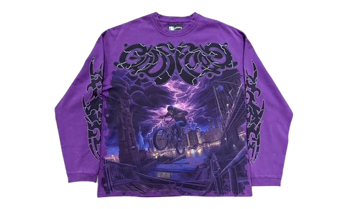 BMX Long Sleeves Tee "Grape" GS044