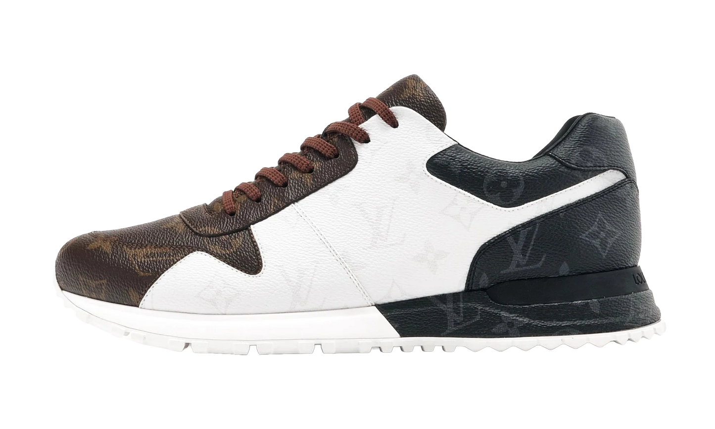 Run Away Sneaker "Monogram Brown White Black" 1A3N7W