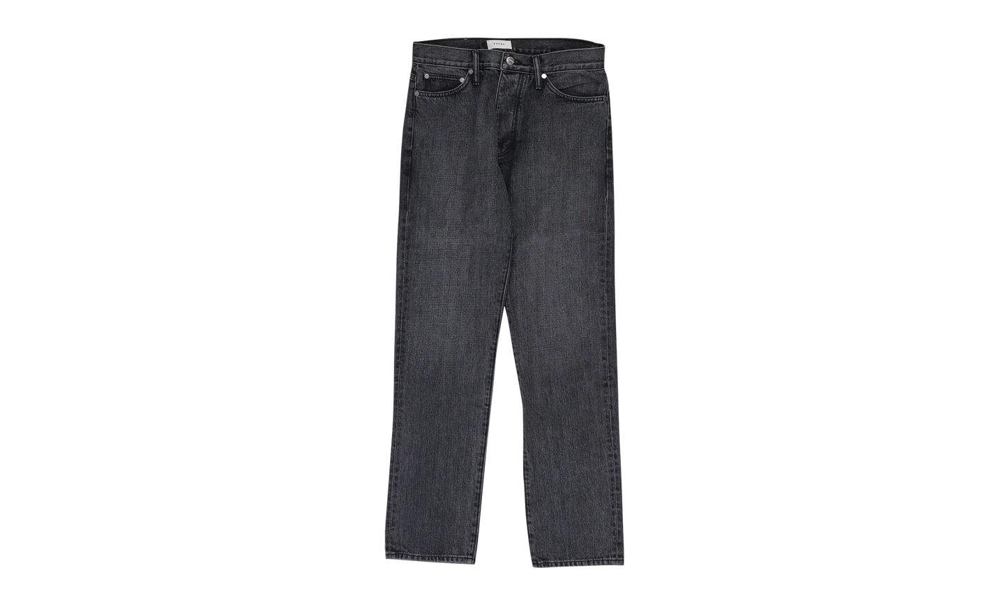 Classic Denim Straight-Fit Jeans "Black" RHD-MJNS-0032