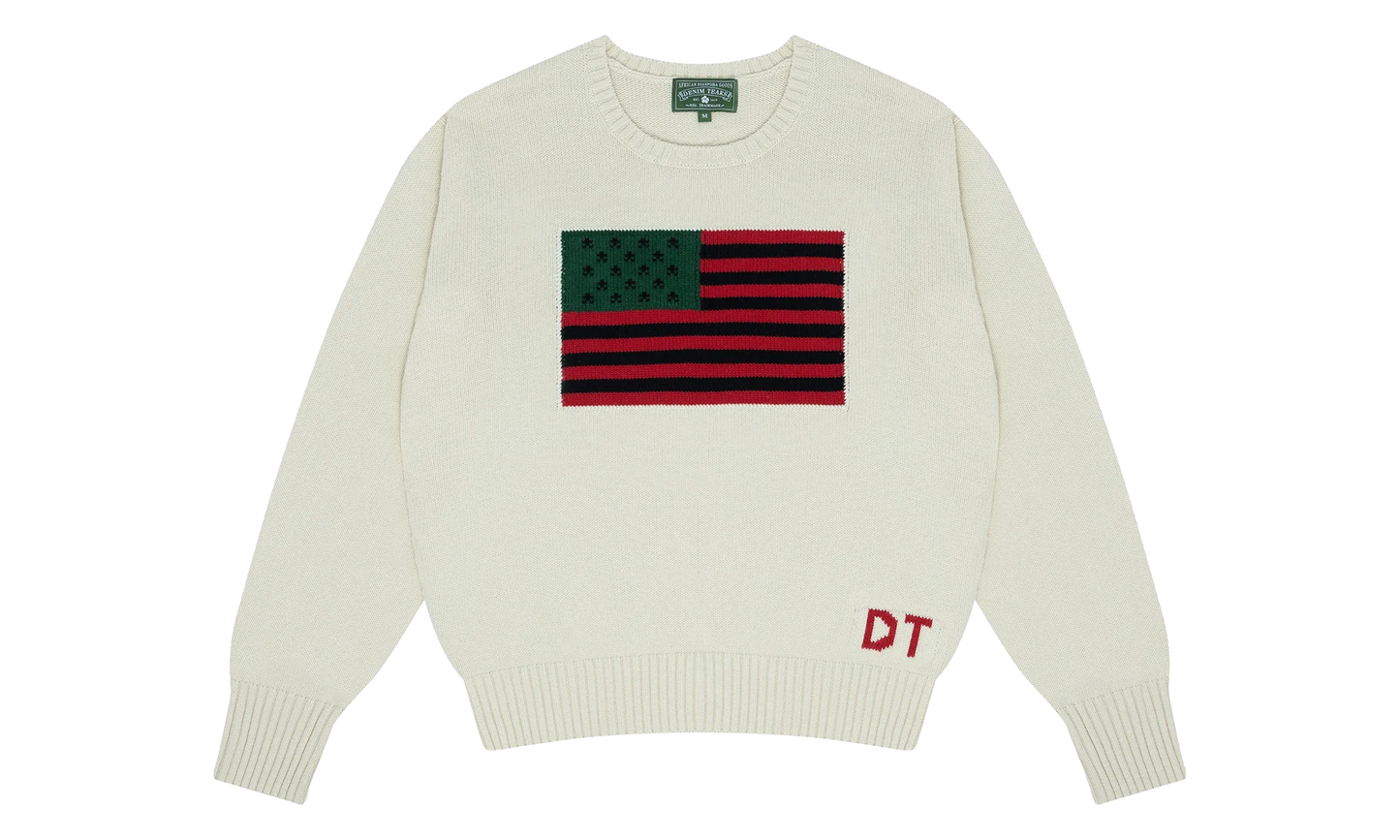1619 Pan African Flag Sweater "Cream" DT407