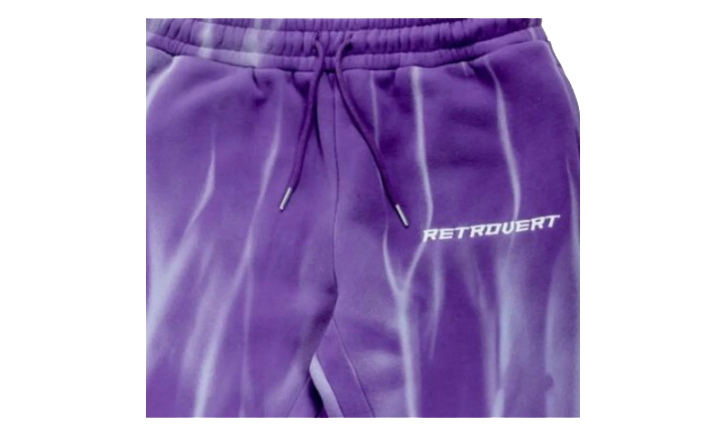 Flare Sweatpants "Purple" RET013