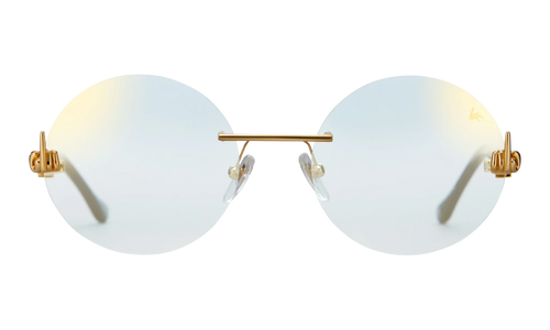 508 Rimless Drill Mount F.U. Edition 24KT "Yellow Gold / Black / Flash Gold" DMMF2 0005 16T3