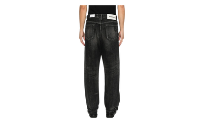 Washed Denim DPWide Pants "Black" 252XBNH PTM04 BLAC