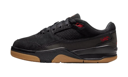 Air Jordan Flight Court GS "Black Gum Medium Brown" HF3333 001