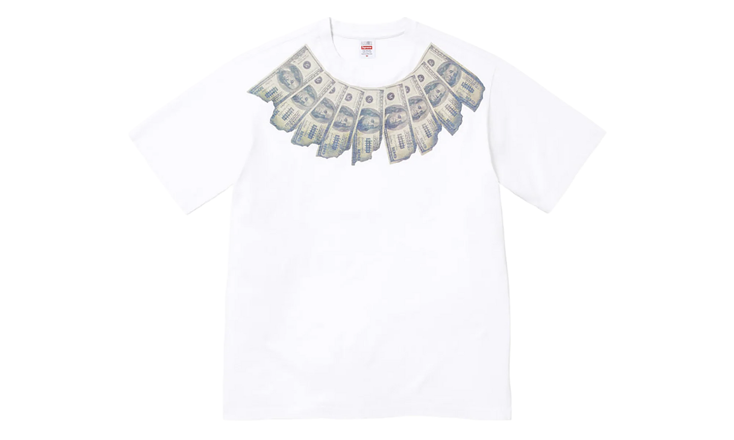 MM6 Maison Margiela Money S/S Top "SS26 - White" SU27181