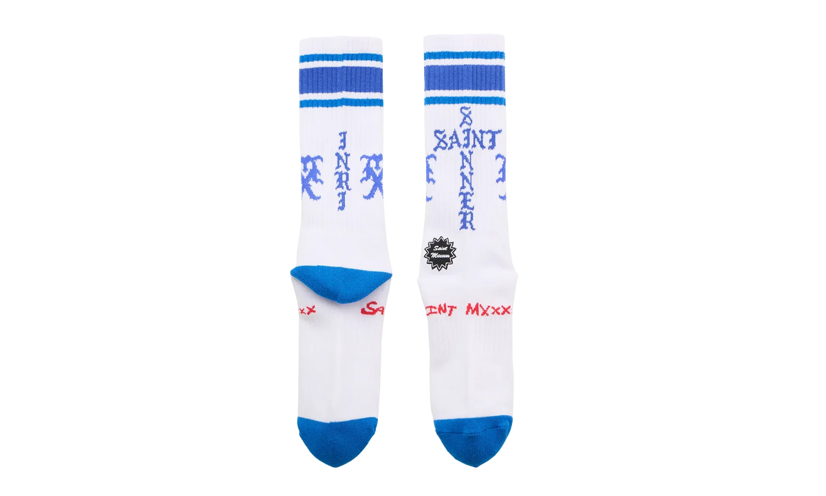 Sinner Sock "White / Blue" SM HR1 0000 109