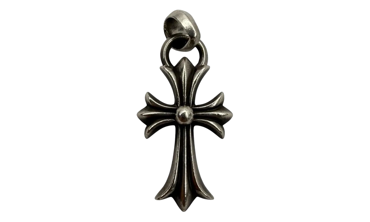 Small Cross Pendant with Bale "Silver" CHRM1054