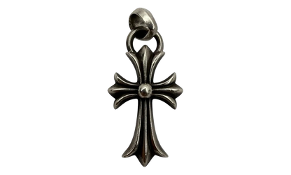 Small Cross Pendant with Bale "Silver" CHRM1054