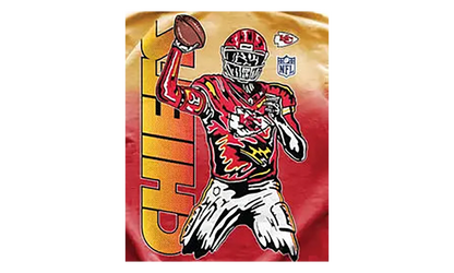 Chiefs Go Long Ombre Hoodie "Red / Yellow" WL003