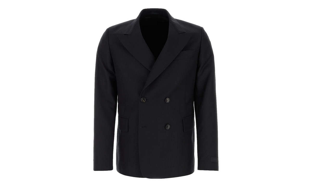 MOHAIR WOOL DOUBLE-BREASTED JACKET "Navy" RM JA0018 5721 A23 29