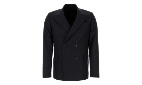 MOHAIR WOOL DOUBLE-BREASTED JACKET "Navy" RM JA0018 5721 A23 29