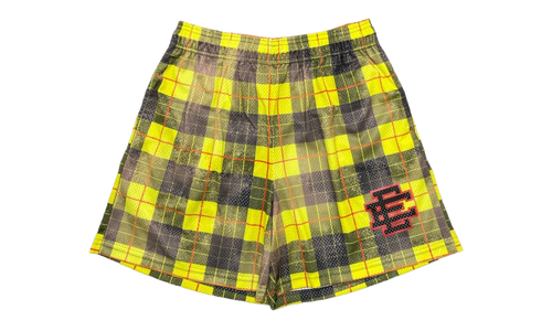 EE Basic Shorts "Plaid - Yellow / Black" EE148