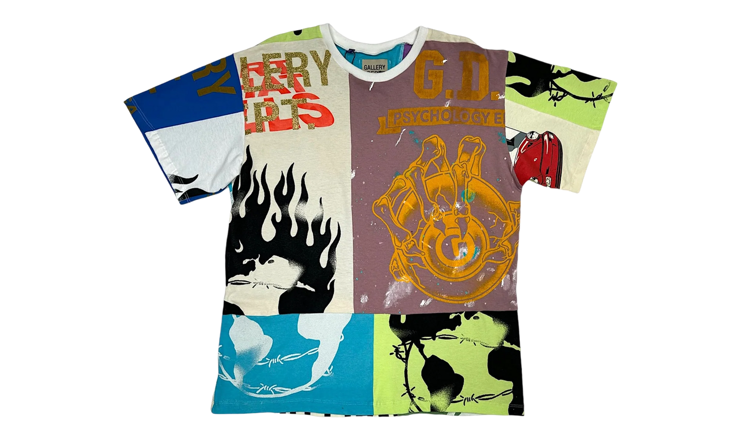 Retouche Reworked Short Sleeve Tee Shirt "Multicolor" GD116