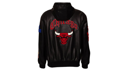 Chicago Bulls 1966 Lightweight Vegan Zip-Up Hooded Jacket "Black" NBA 147BLKDE BULLS