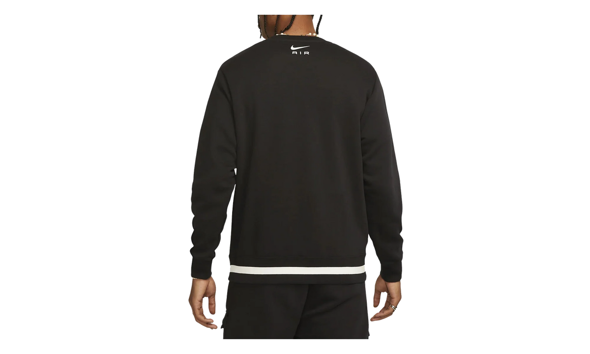 Air Swoosh Fleece Crewneck Sweatshirt "Black" FN7692 010