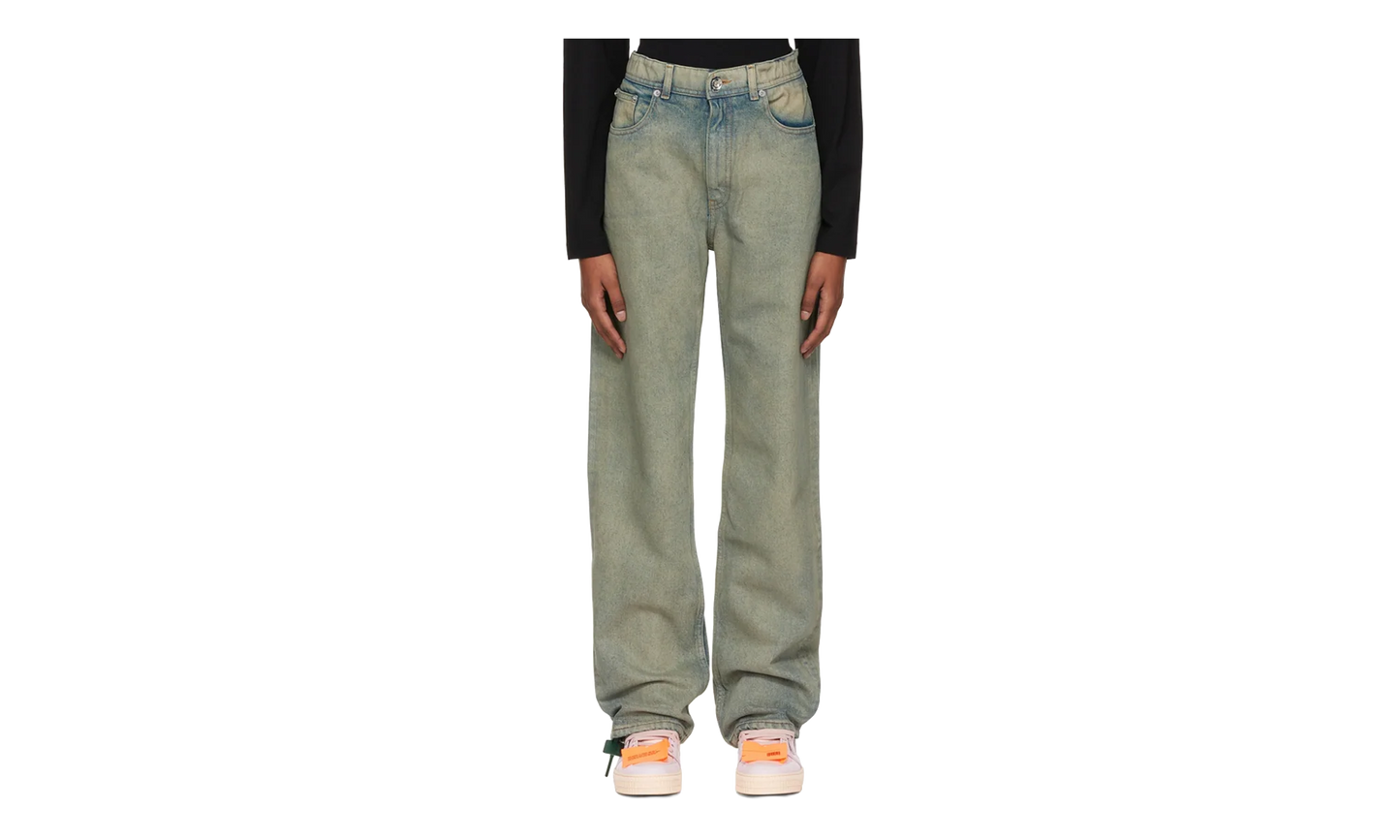 Baby Baggy Jeans WMNS "Forest Green" OWYA046AF22DEN002570026