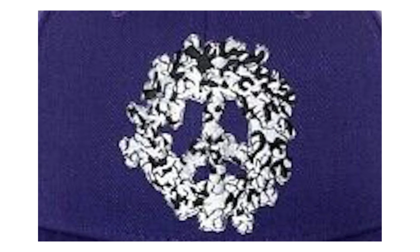 Cotton Peace Hat "Purple" DT483