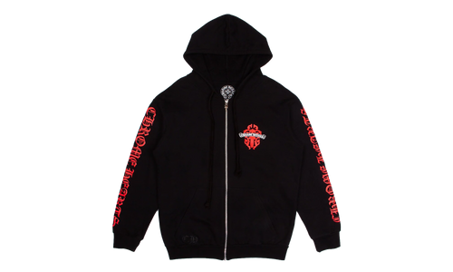 DAGGER LOGO ZIP UP HOODIE "Red" CHRM0758