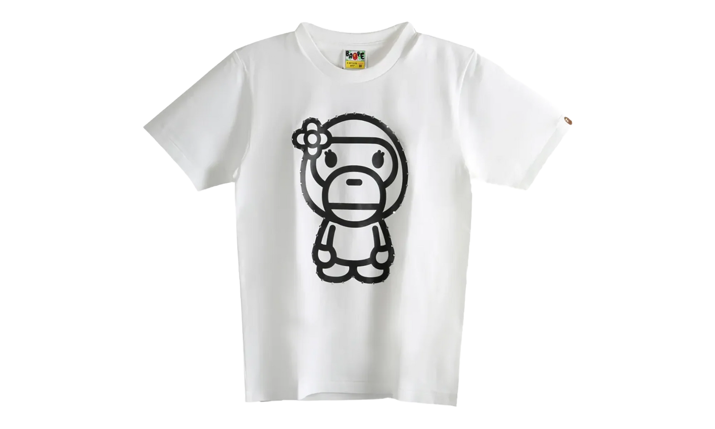 Crystal Stone Big Baby Lisa Tee WMNS "White" 2L80210025 WHT