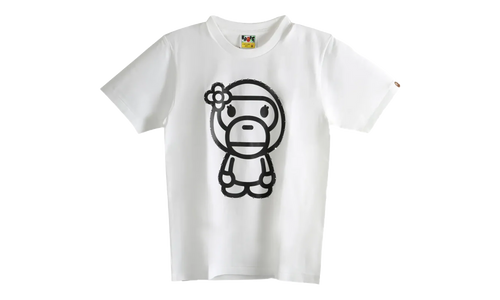 Crystal Stone Big Baby Lisa Tee WMNS "White" 2L80210025 WHT