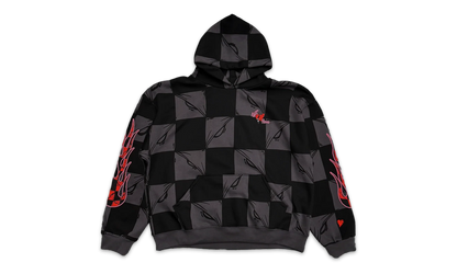 Anti Promo 99 Eyez FLAME Hoodie "Black / Grey" 14290 10004MBAP9E BLAC 442