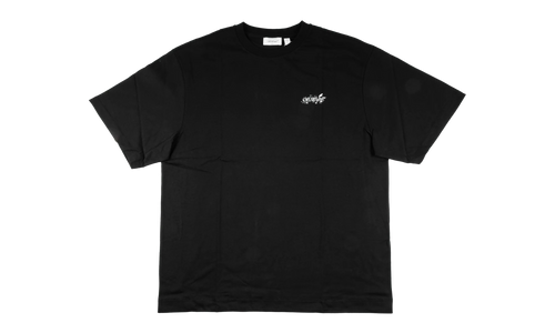 PAINT SPLATTER ARROW DIAG SKATE FIT TEE "Black" 44OWOS26T064 001